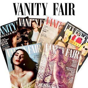 VANITY FAIR Magazine Bundle Lot 6 Issues Magazines Elon Musk Pedro Pedro Pascal